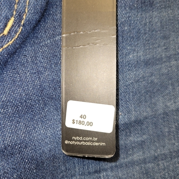 N.Y.B.D NOT YOUR BASIC DENIM HIGH WAIST WIDE LEGS IN SIZE 40, 28 US - Picture 7 of 16